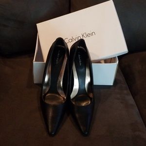 Calvin Klein 7.5M Black Heels. New in box